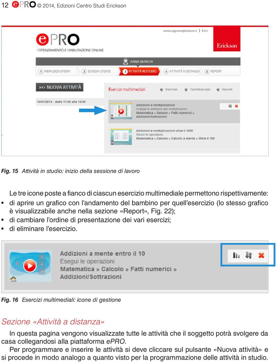 quell esercizio (lo stesso grafico è visualizzabile anche nella sezione «Report», Fig.