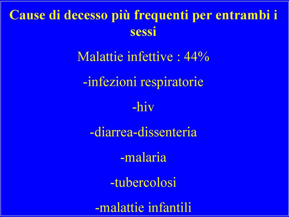 -infezioni respiratorie -hiv