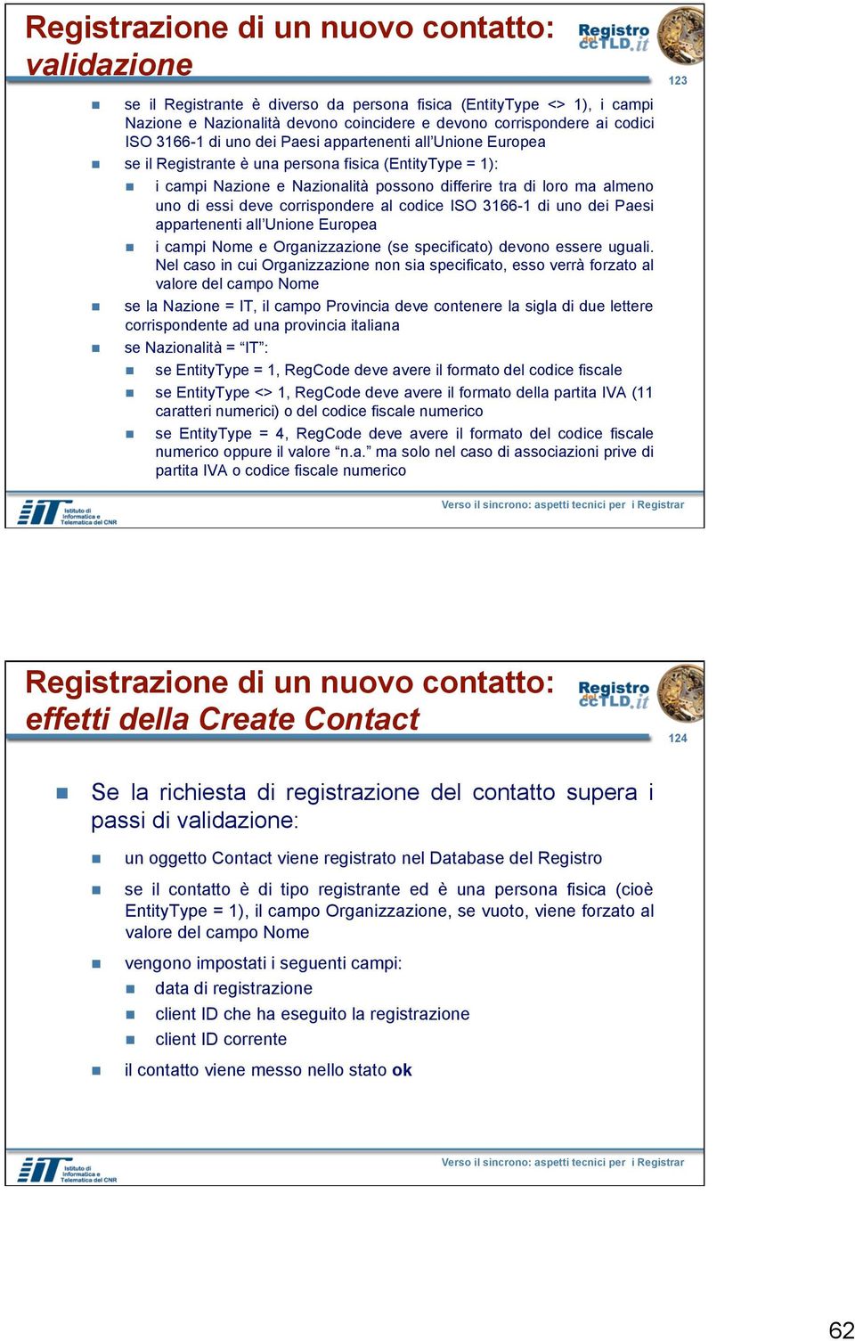 corrispondere al codice ISO 3166-1 di uno dei Paesi appartenenti all Unione Europea i campi Nome e Organizzazione (se specificato) devono essere uguali.