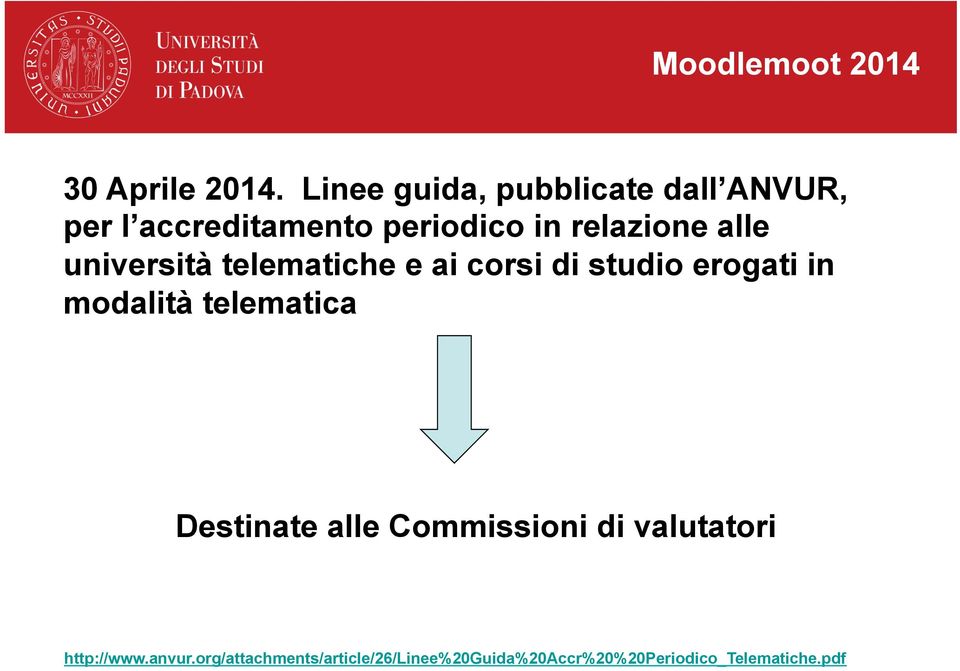 relazione alle università telematiche e ai corsi di studio erogati in