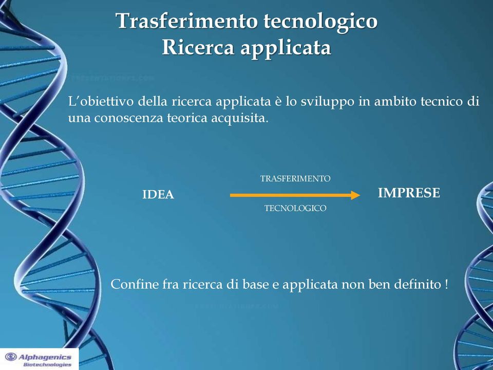 conoscenza teorica acquisita.