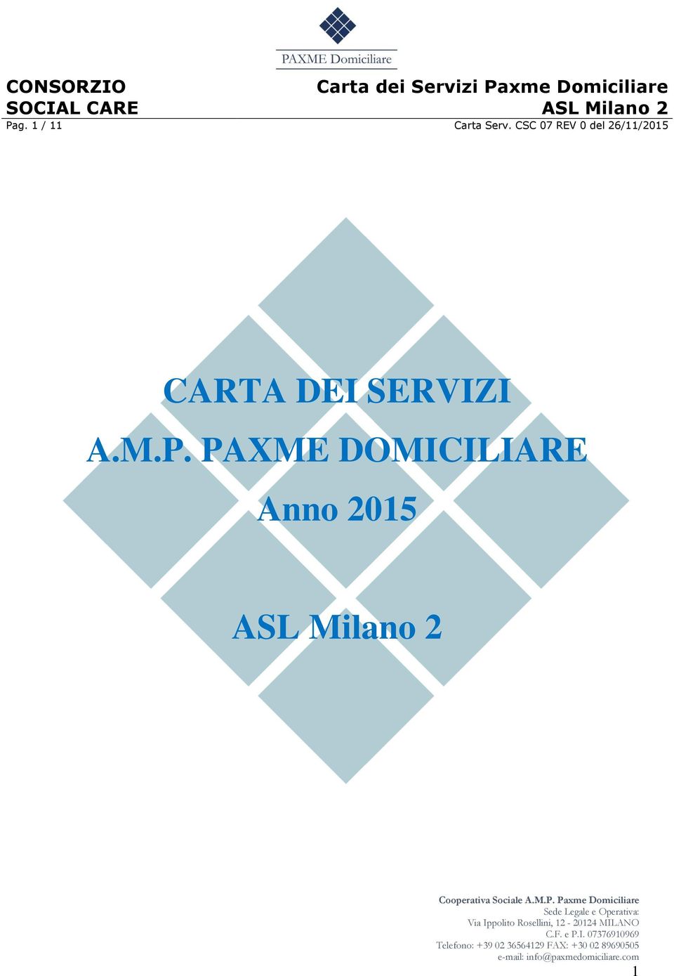 26/11/2015 CARTA DEI