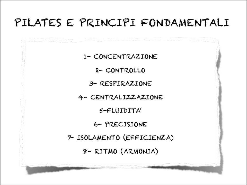 RESPIRAZIONE 4- CENTRALIZZAZIONE