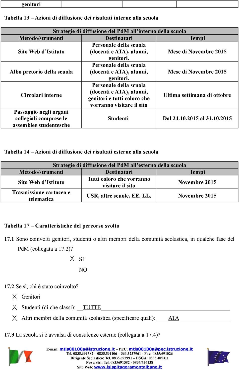 Circolari interne Personale della scuola (docenti e ATA), alunni, genitori e tutti coloro che Ultima settimana di ottobre vorranno visitare il sito Passaggio negli organi collegiali comprese le