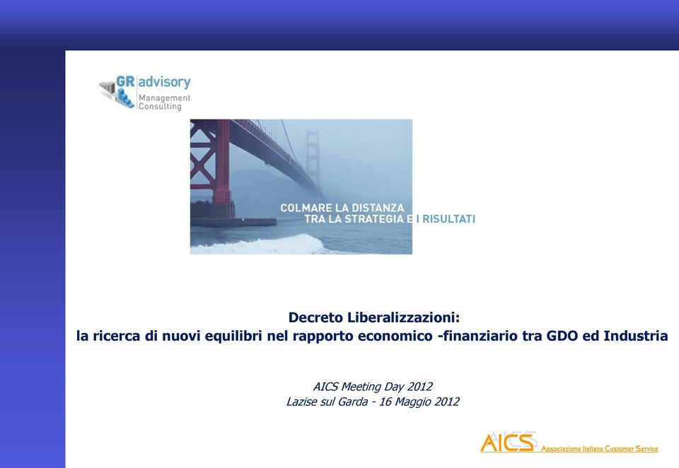 -finanziario tra GDO ed Industria AICS