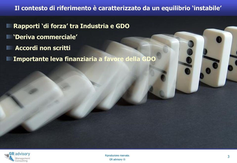 Industria e GDO Deriva commerciale Accordi non