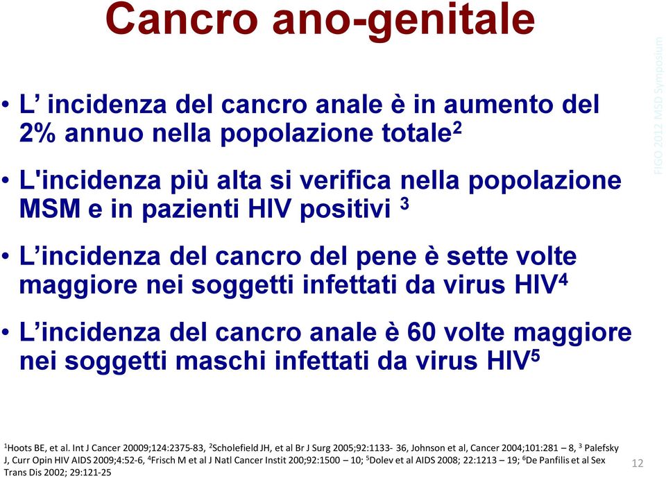 maschi infettati da virus HIV 5 12 1 Hoots BE, et al.