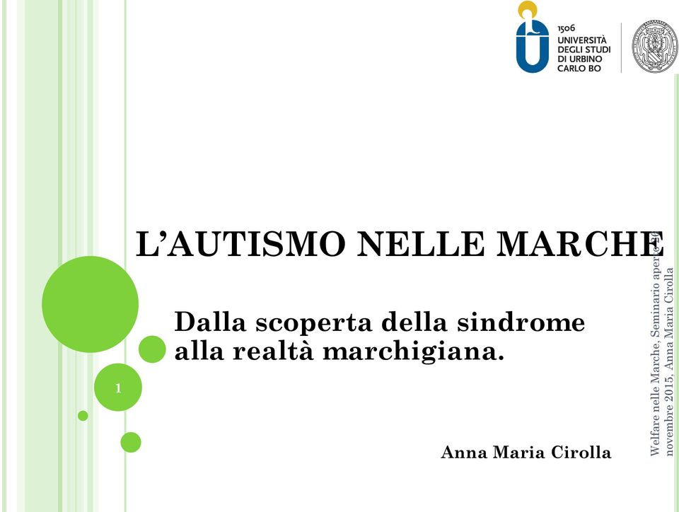 Dalla scoperta della sindrome