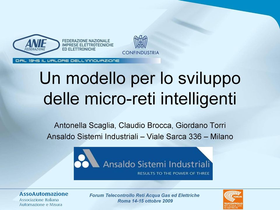 Sistemi Industriali Viale Sarca 336 Milano Forum