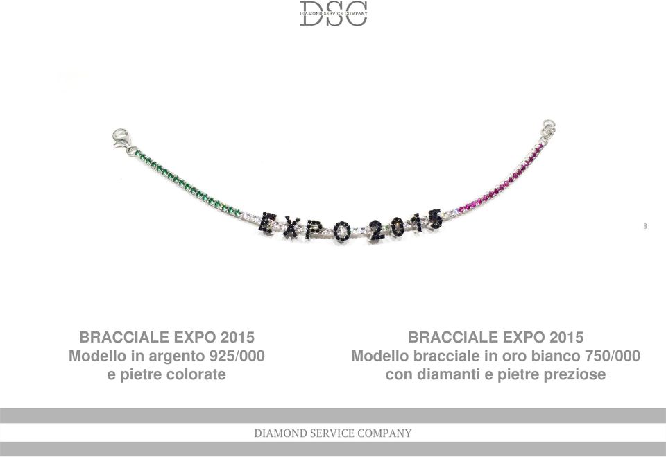 BRACCIALE EXPO 2015 Modello bracciale