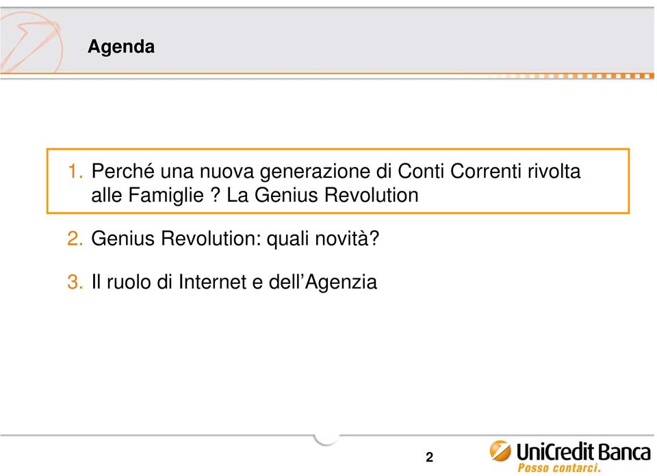 Correnti rivolta alle Famiglie?