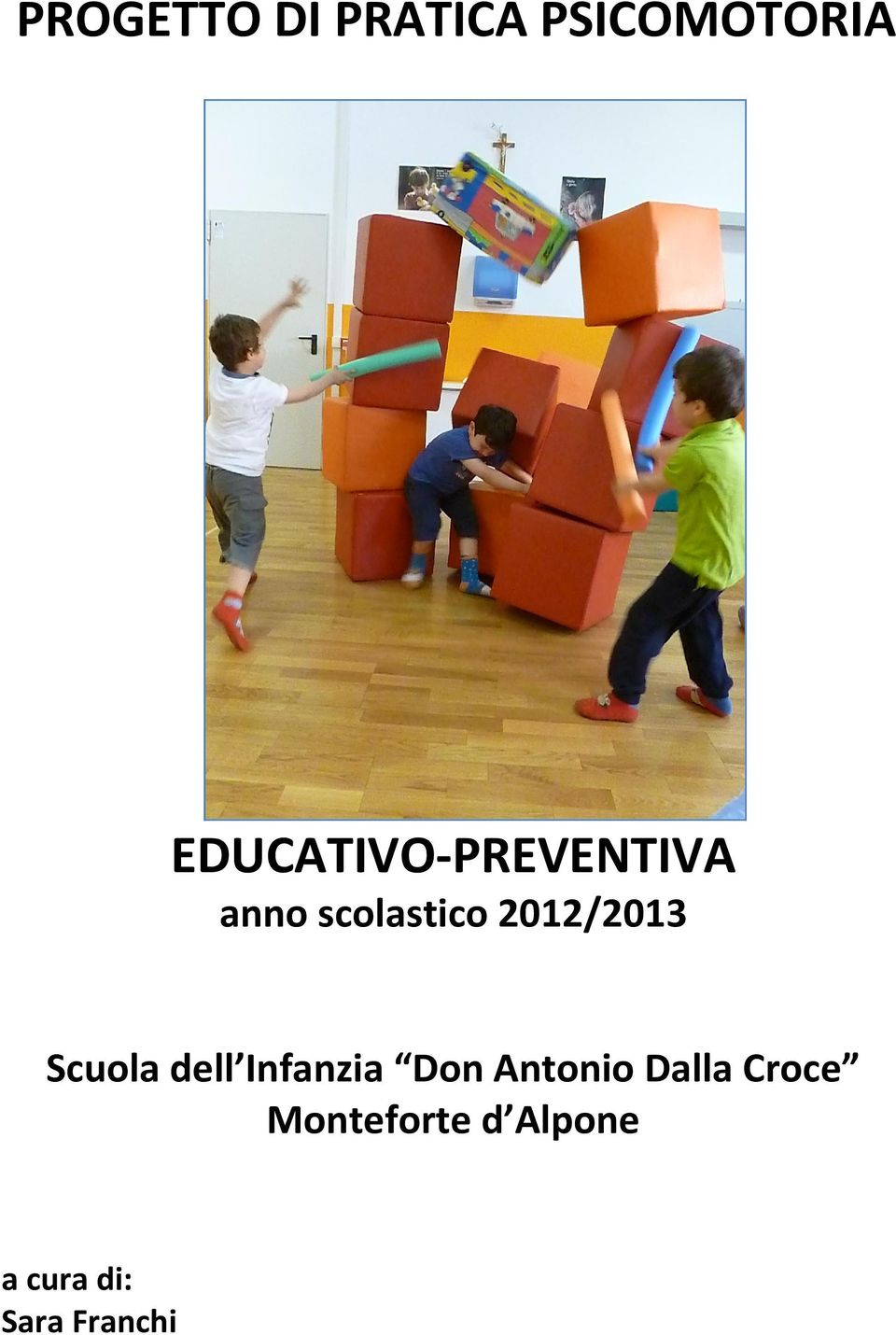 2012/2013 Scuola dell Infanzia Don