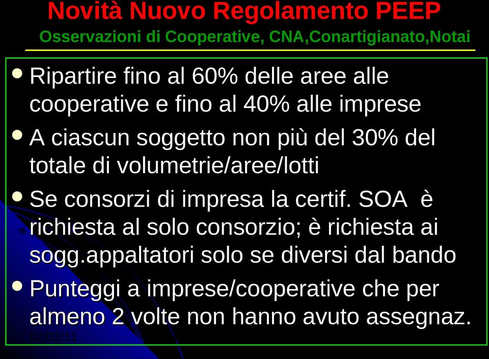 certif. SOA è richiesta al solo consorzio; è richiesta ai sogg.