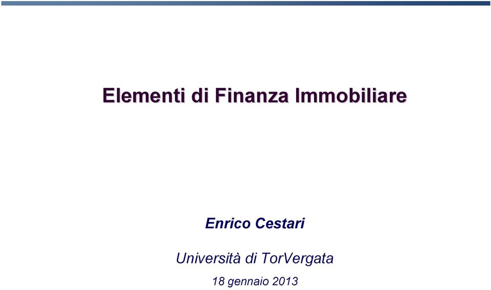 Cestari Università di