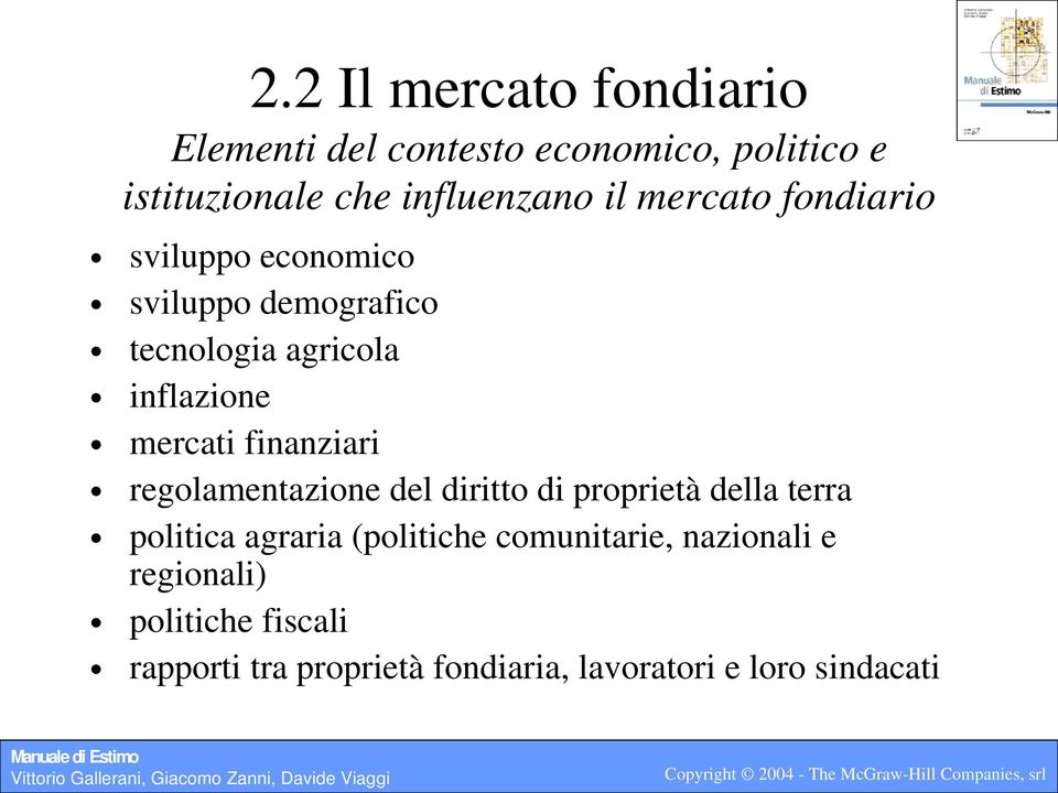 finanziari regolamentazione del diritto di proprietà della terra politica agraria (politiche