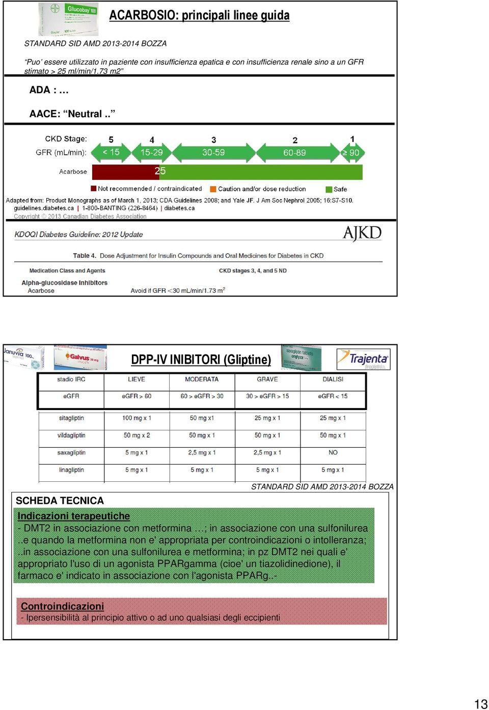 .e quando la metformina non e' appropriata per controindicazioni o intolleranza;.