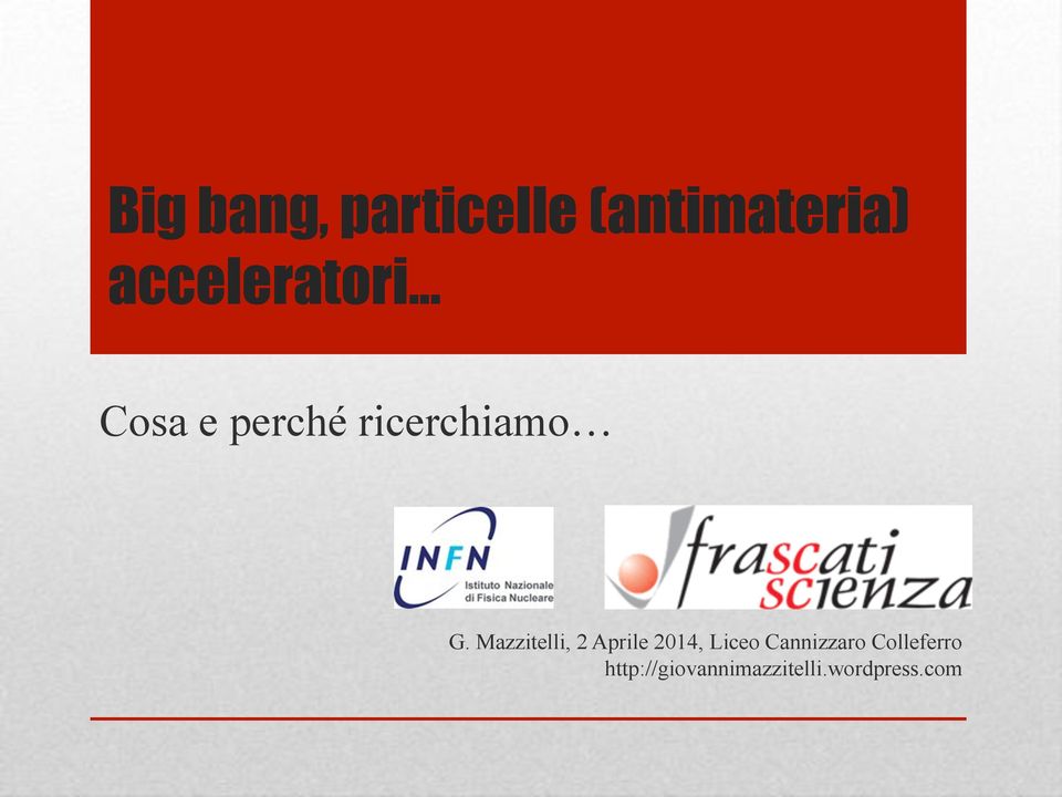 Mazzitelli, 2 Aprile 2014, Liceo Cannizzaro