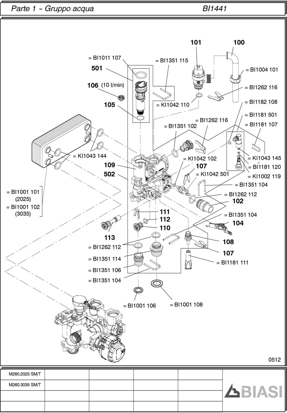 502 113 = BI1351 114 = BI1351 106 111 112 110 = KI1042 102 107 = KI1042 501 102 107 = BI1181 111