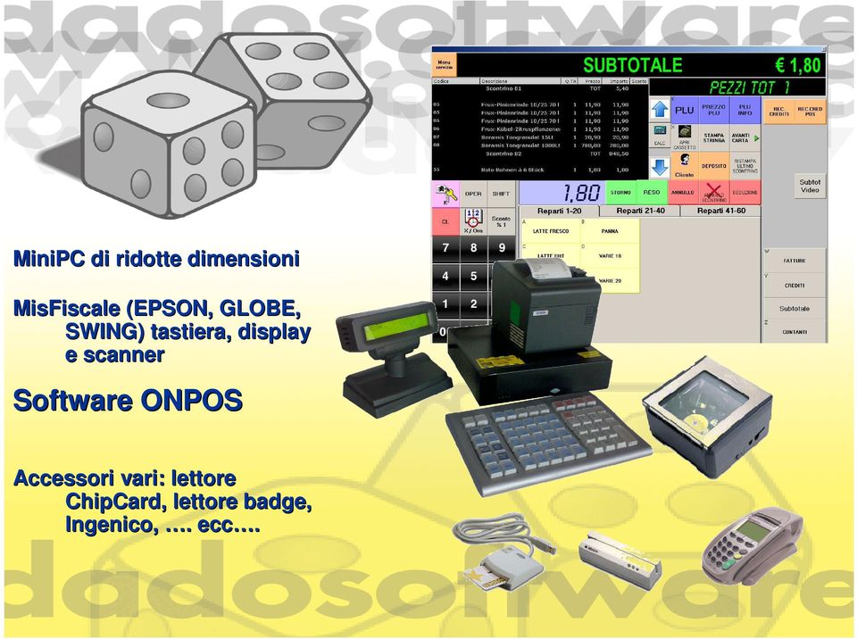 scanner Software ONPOS Accessori vari: