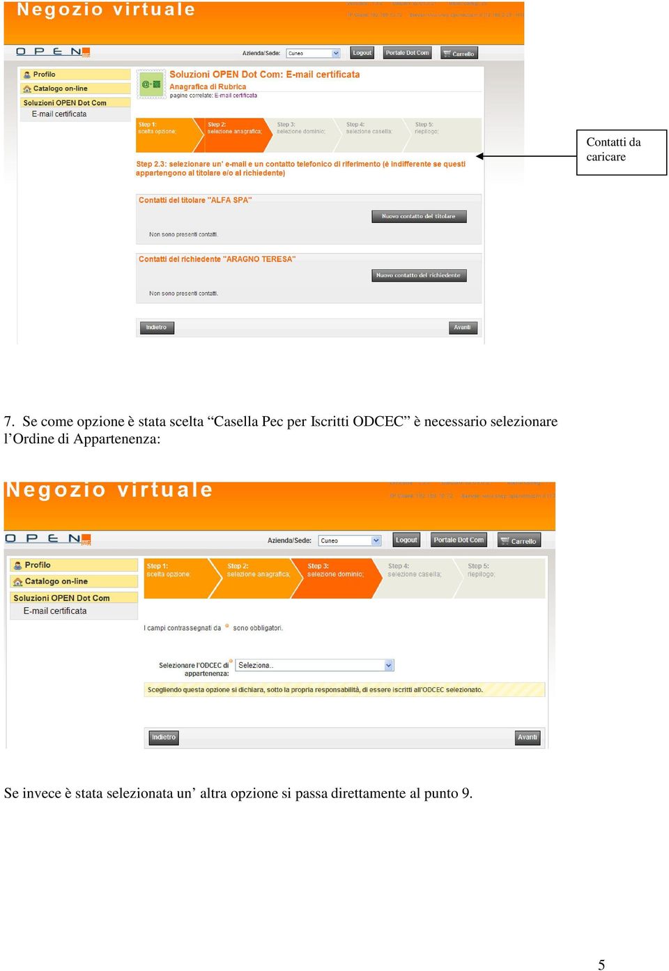 Iscritti ODCEC è necessario selezionare l Ordine di