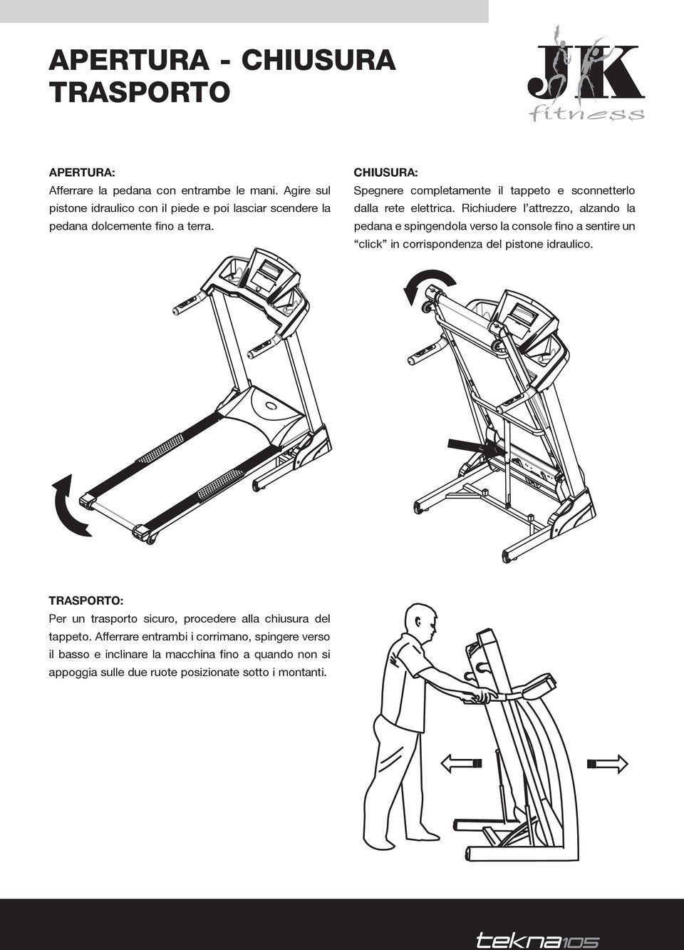 CHIUSURA: Spegnere completamente il tappeto e sconnetterlo dalla rete elettrica.