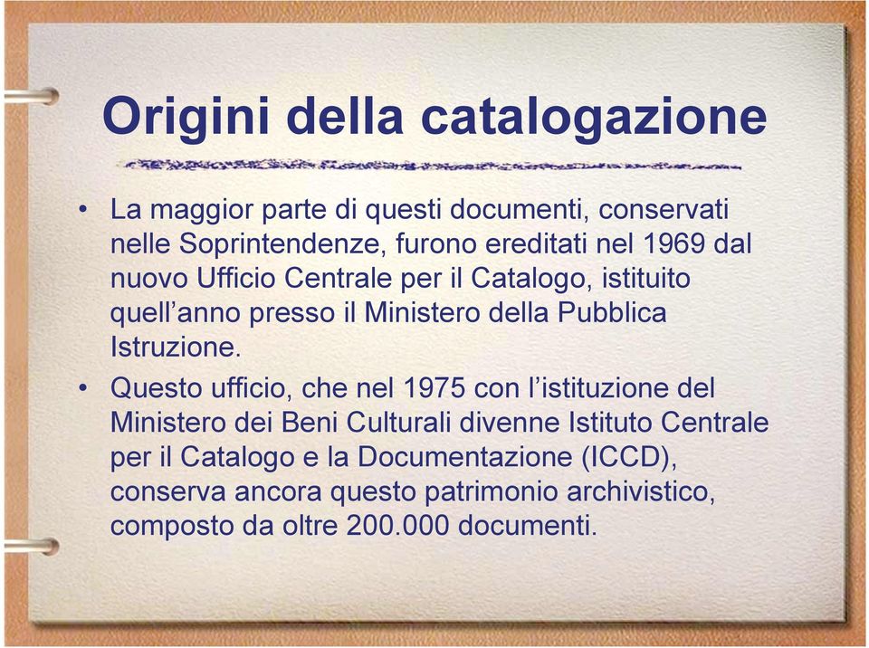 Istruzione.