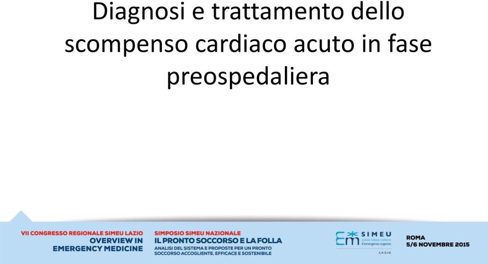 scompenso cardiaco