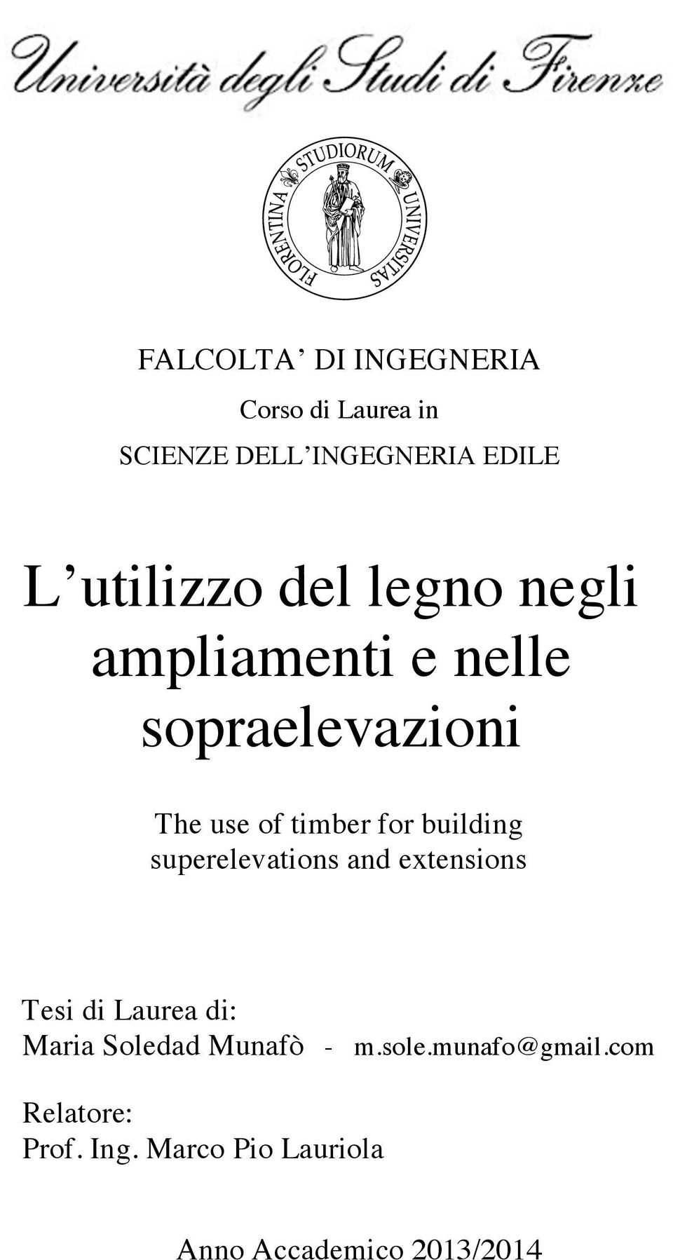 sopraelevazioni The use of timber for building superelevations and extensions!