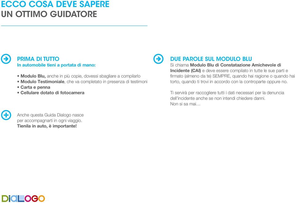 compilato in tutte le sue parti e firmato (almeno da te) SEMPRE, quando hai ragione o quando hai torto, quando ti trovi in accordo con la controparte oppure no.