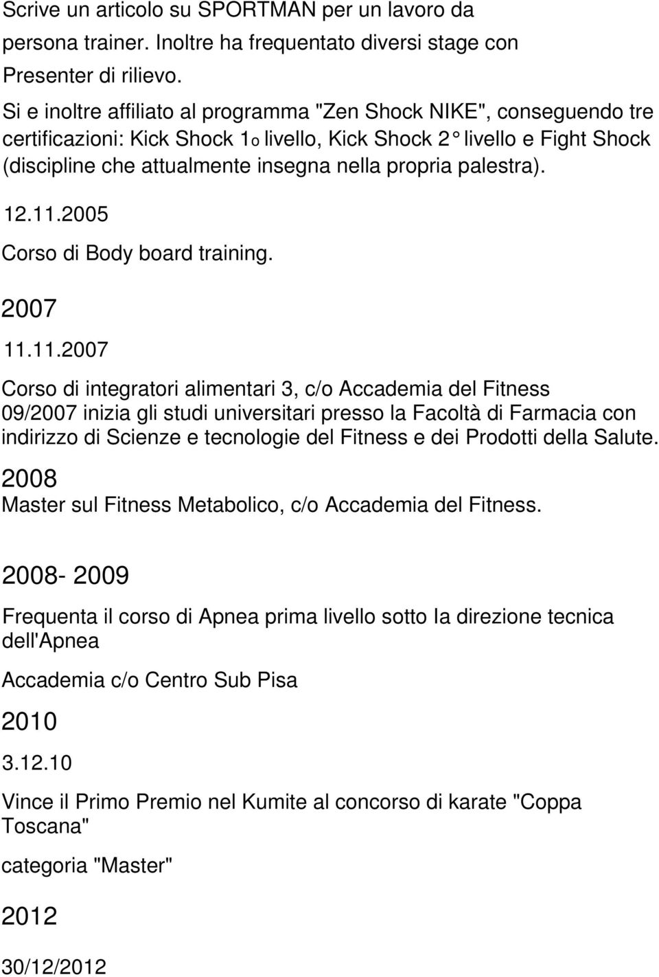 palestra). 12.11.