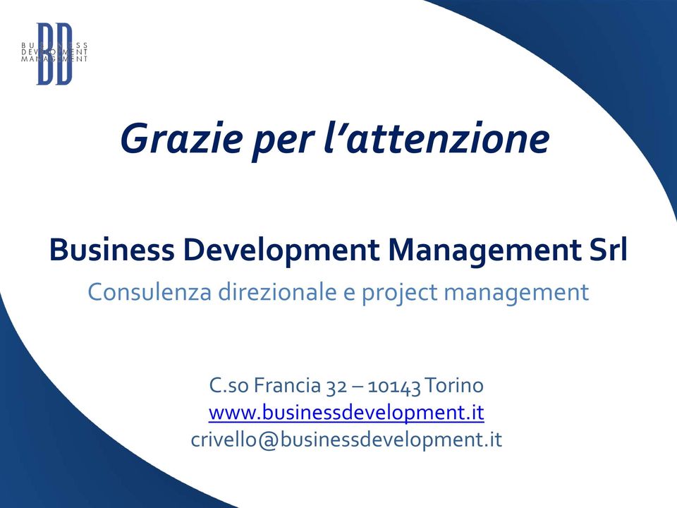 management C.so Francia 32 10143 Torino www.