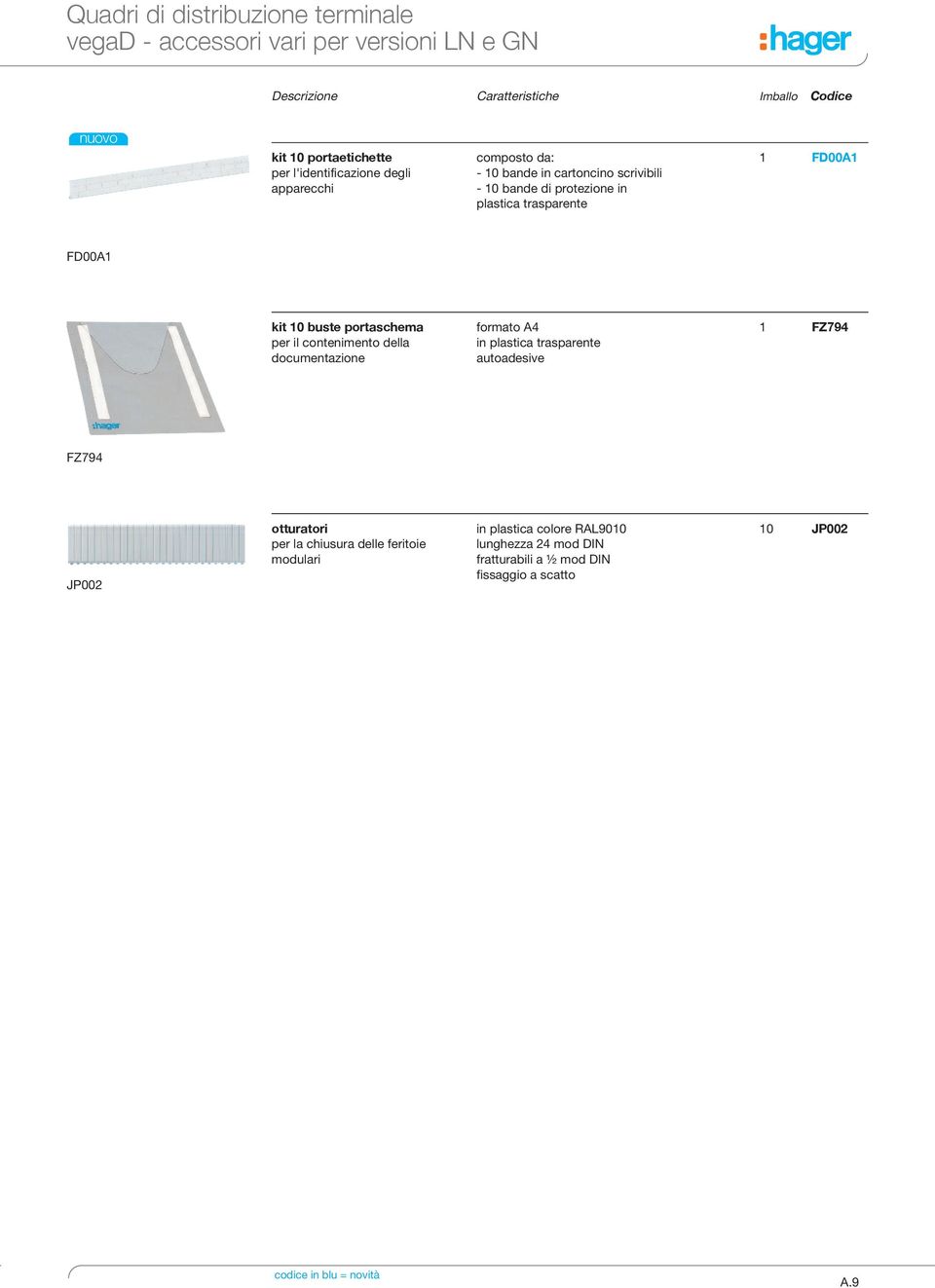 0 buste portaschema per il contenimento della documentazione formato A4 in plastica trasparente autoadesive FZ794 FZ794 JP002 otturatori per la