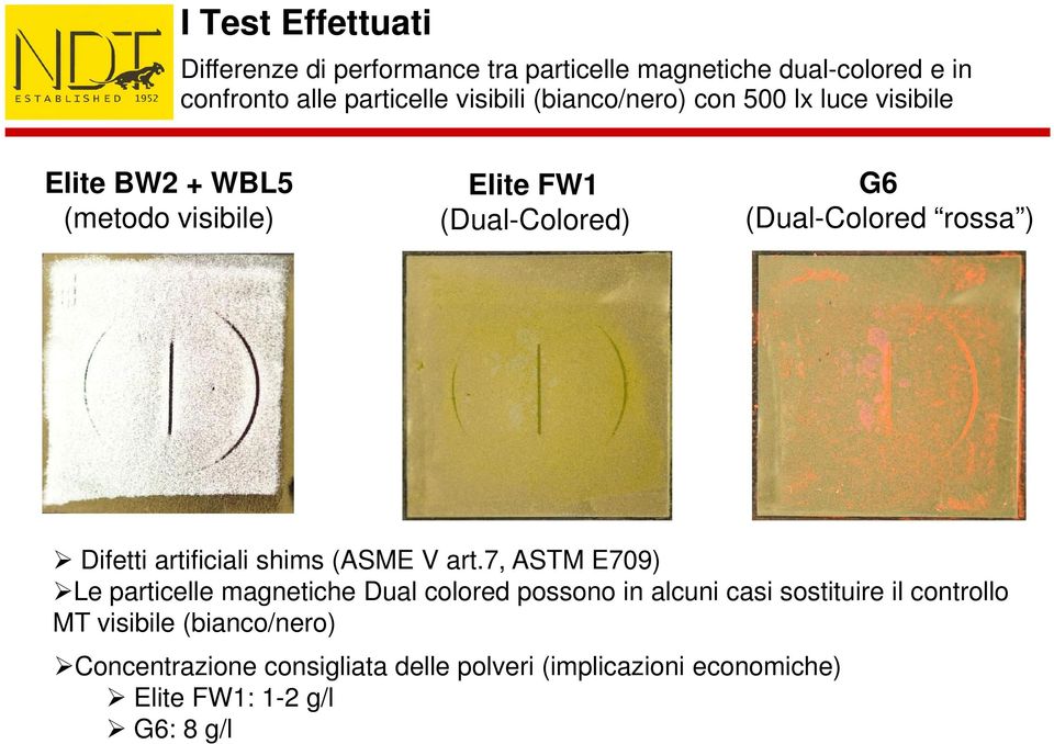 Difetti artificiali shims (ASME V art.