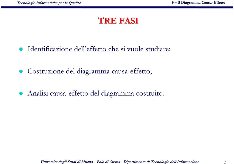 causa-effetto del diagramma costruito.