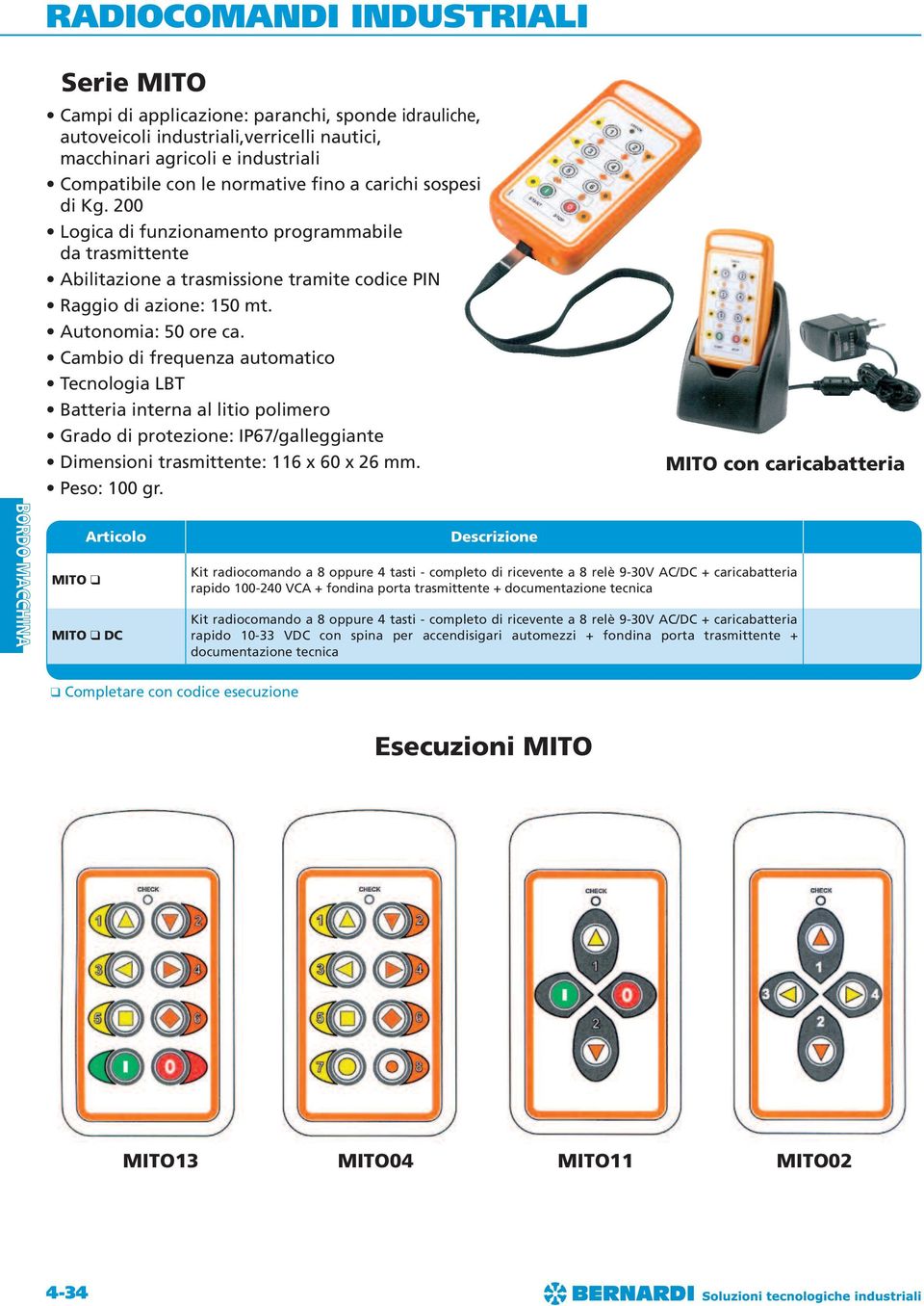 Cambio di frequenza automatico Tecnologia LBT Batteria interna al litio polimero Grado di protezione: IP67/galleggiante Dimensioni trasmittente: 116 x 60 x 26 mm. Peso: 100 gr.