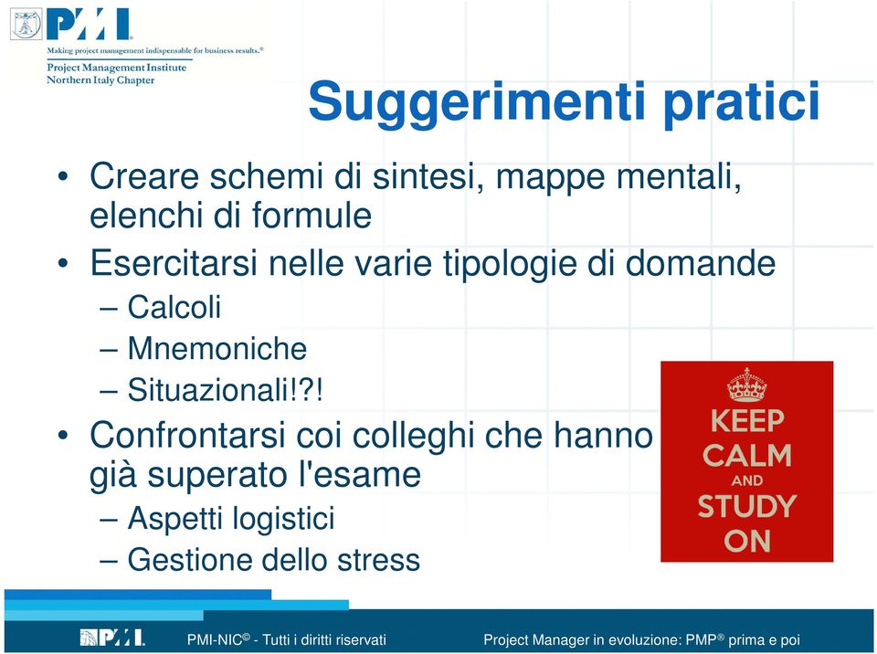 Calcoli Mnemoniche Situazionali!