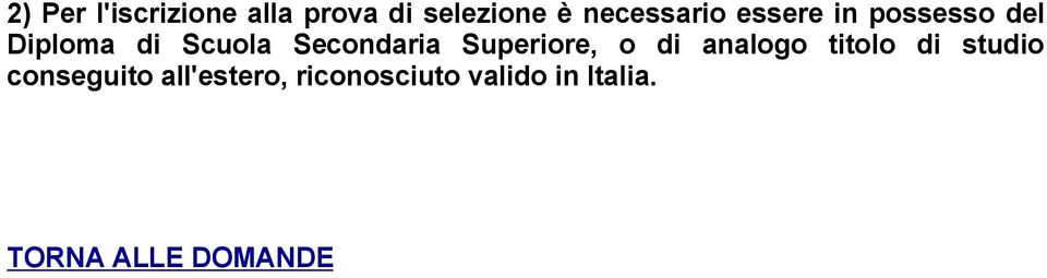 Scuola Secondaria Superiore, o di analogo titolo