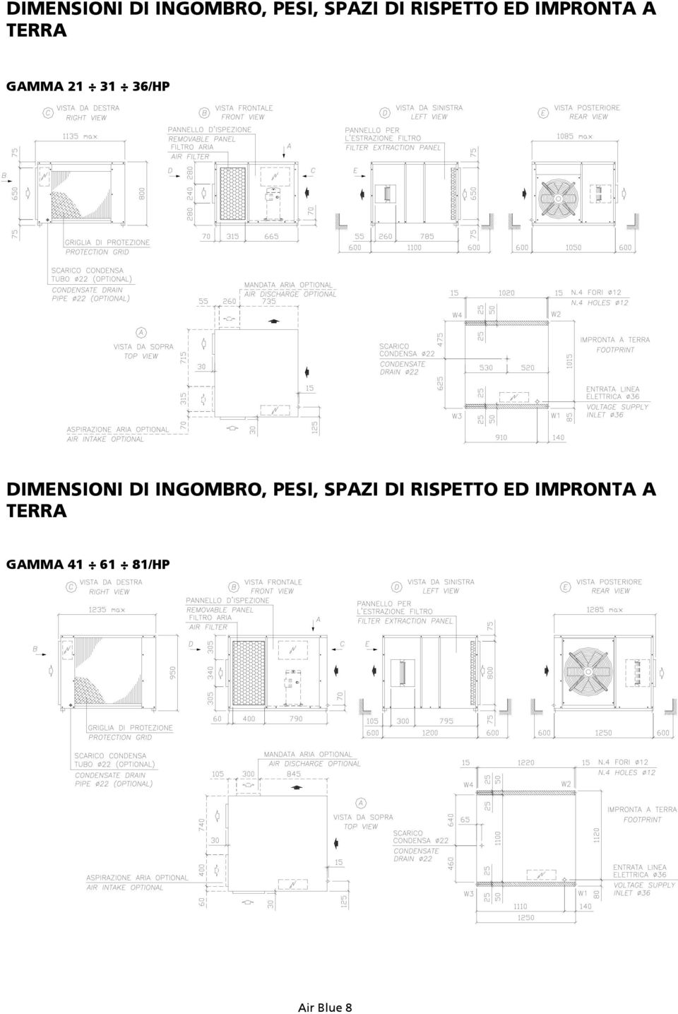 36/HP  RISPETTO ED IMPRONTA A TERRA GAMMA 41