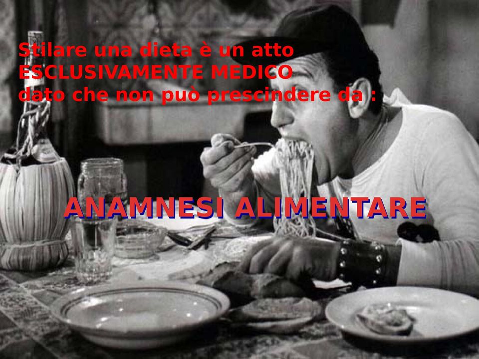 MEDICO dato che non può