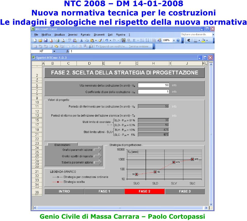 geologiche nel rispetto della nuova