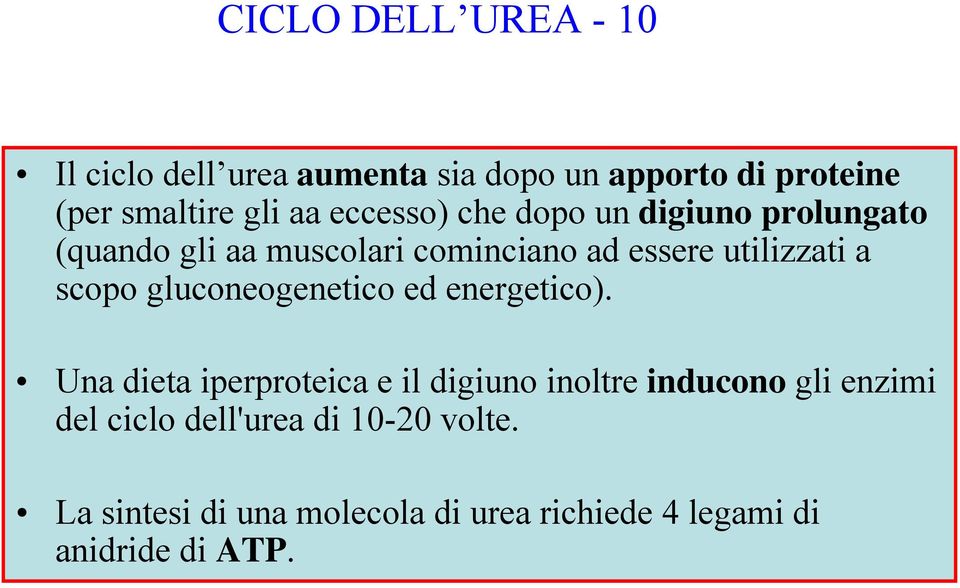 scopo gluconeogenetico ed energetico).