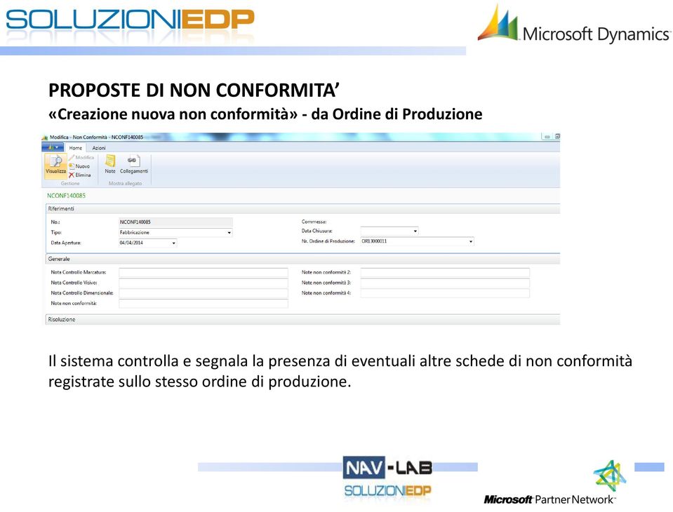 controlla e segnala la presenza di eventuali altre