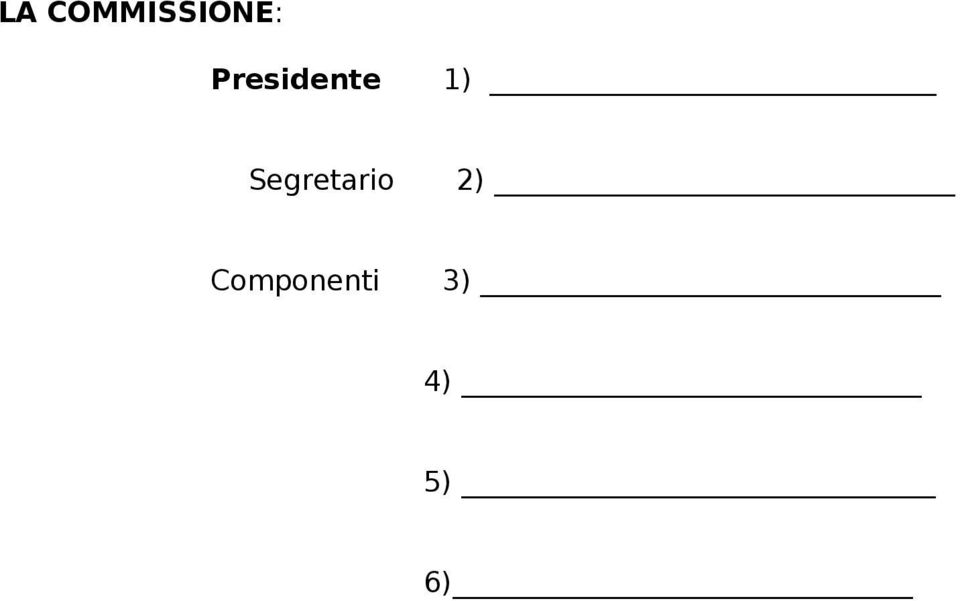 Segretario 2)