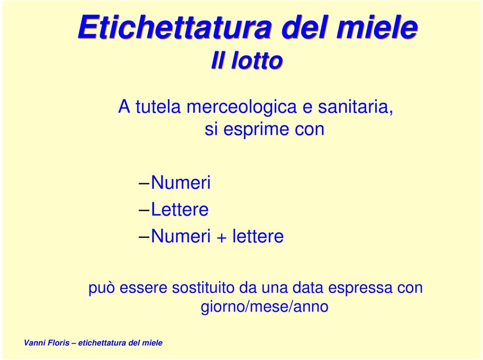 Lettere Numeri + lettere può essere