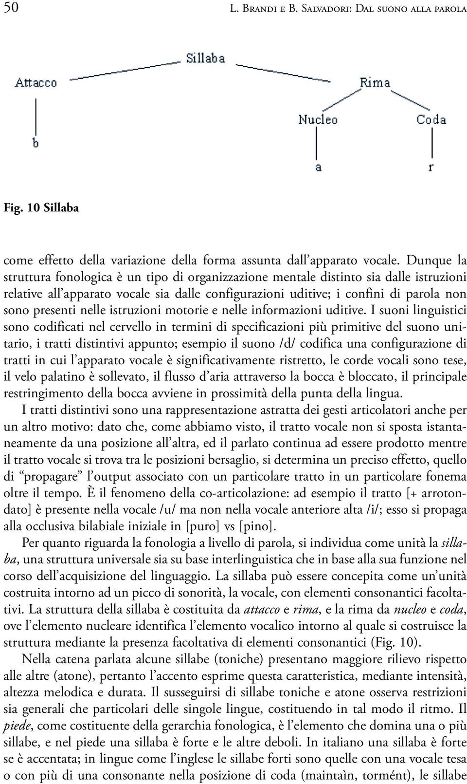 nelle istruzioni motorie e nelle informazioni uditive.