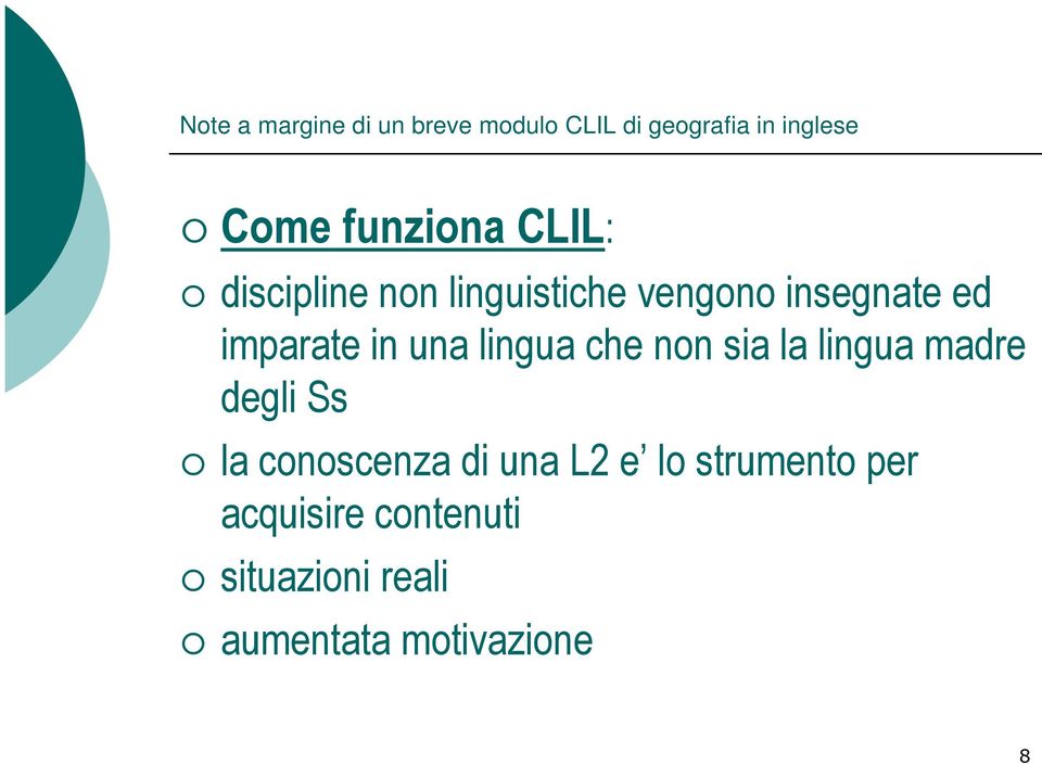 madre degli Ss la conoscenza di una L2 e lo strumento per