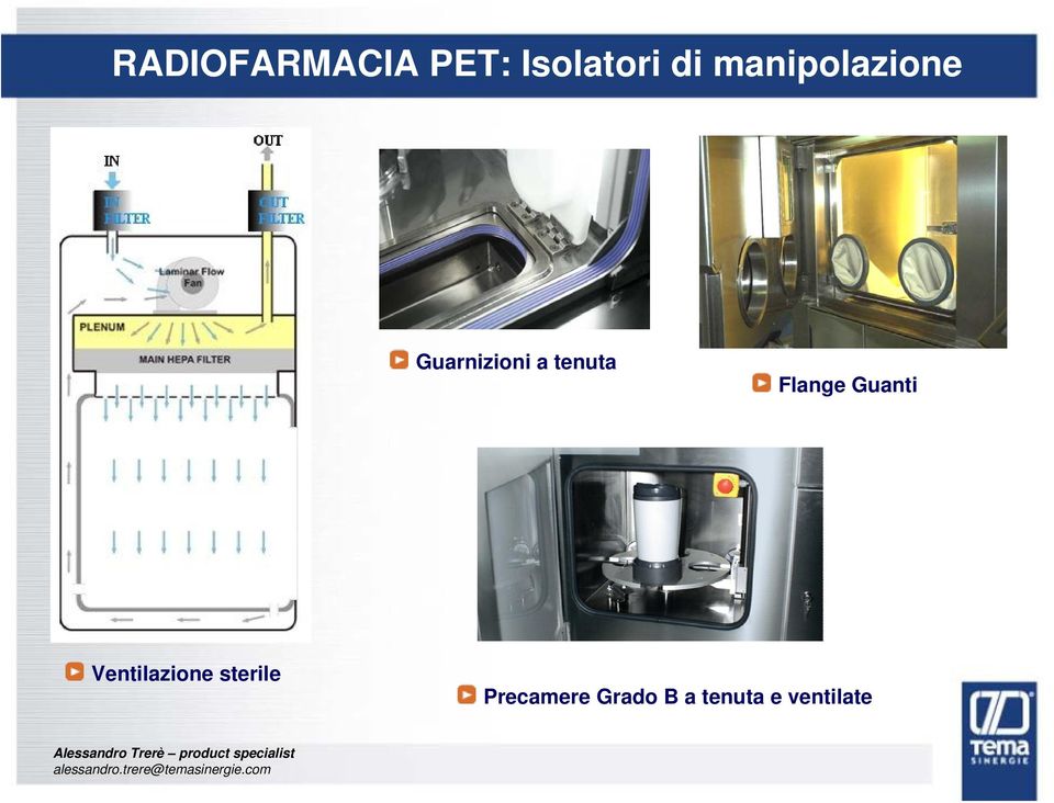 Flange Guanti Ventilazione sterile