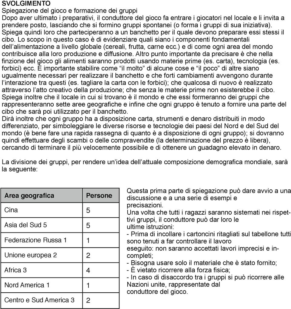 Lo scopo in questo caso è di evidenziare quali siano i componenti fondamentali dell alimentazione a livello globale (cereali, frutta, carne ecc.