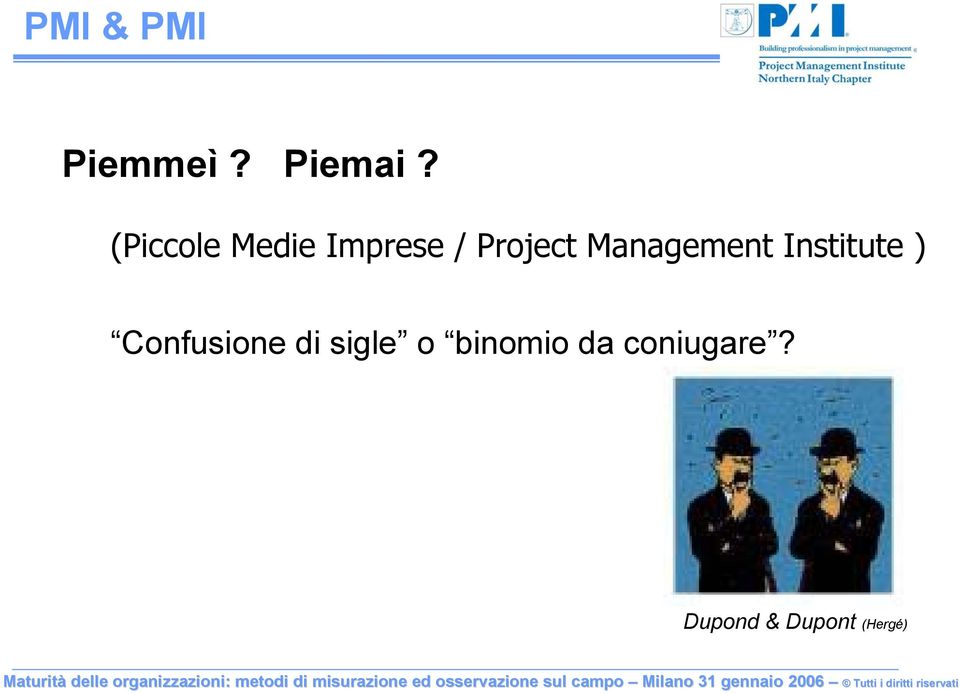 Management Institute ) Confusione di