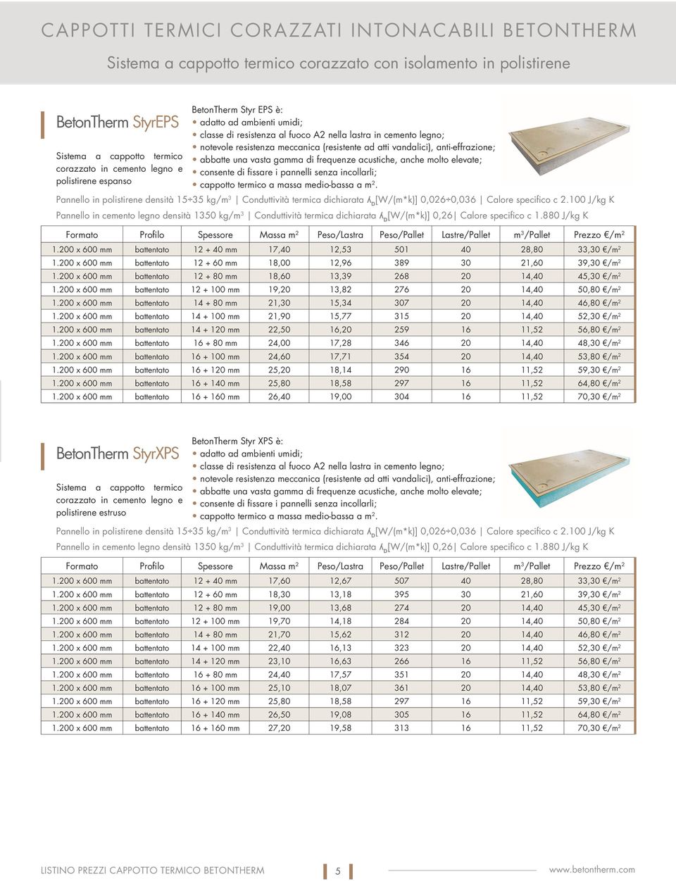 200 x 600 mm battentato 12 + 40 mm 17,40 12,53 501 40 28,80 33,30 /m 2 1.200 x 600 mm battentato 12 + 60 mm 18,00 12,96 389 30 21,60 39,30 /m 2 1.